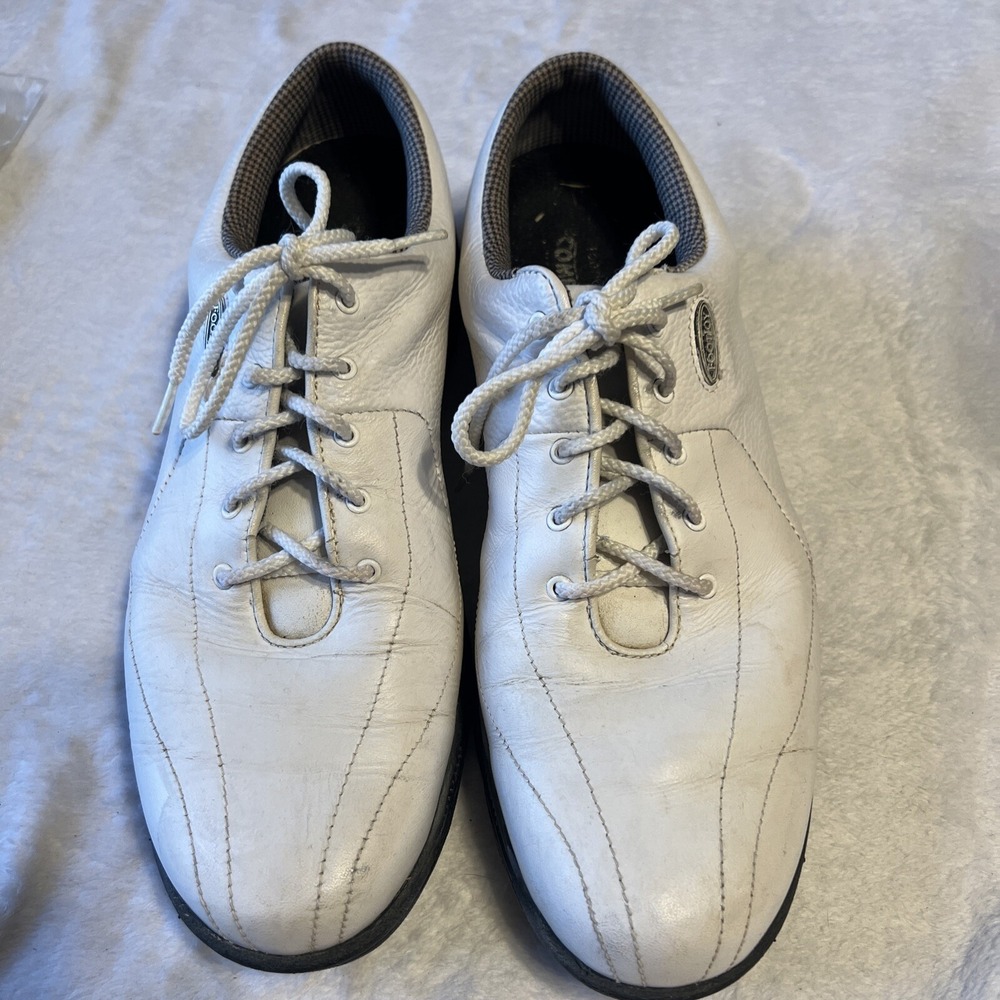 FootJoy Traditions / Classic Golf Shoes  Men's Size 10M White Leather (98653)
